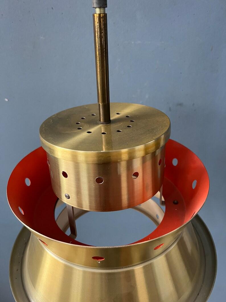 20ième siècle Lampe suspendue Doria Leuchten de l'ère spatiale, années 1970 en vente