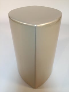 Metallic Gold Gloss Lacquer Side Table Seat