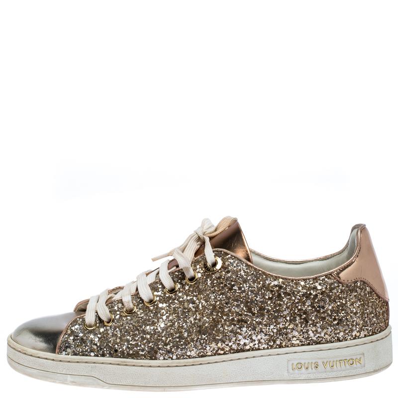 glitter louis vuitton sneakers