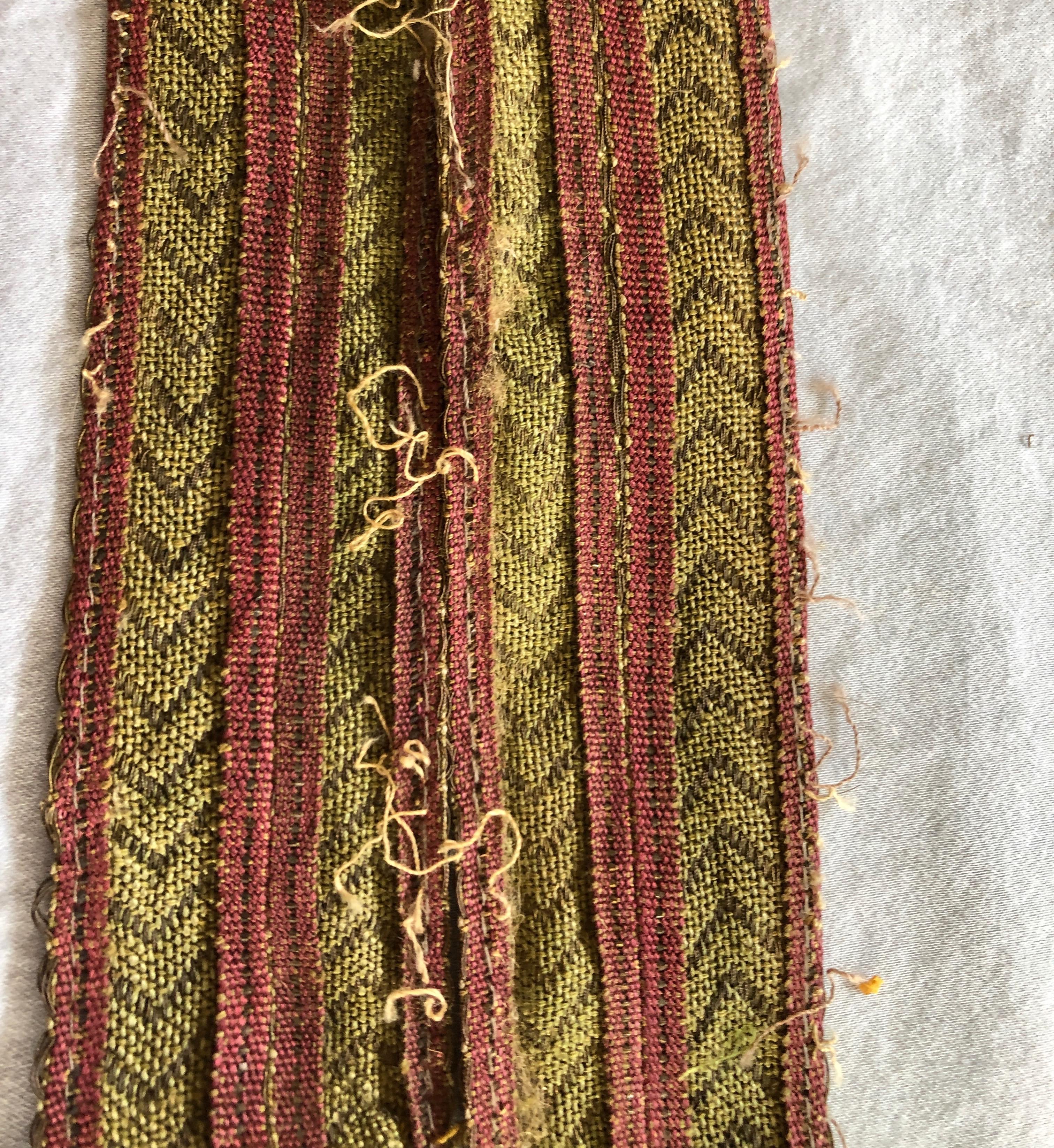 French Metallic Threads Antique Textile Decorative Trim