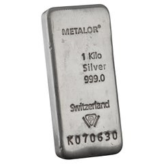 Metalor 1KG Silver Bar