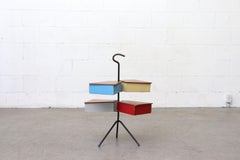 Metalux Multicolored Sewing Box Stand by J. Teders