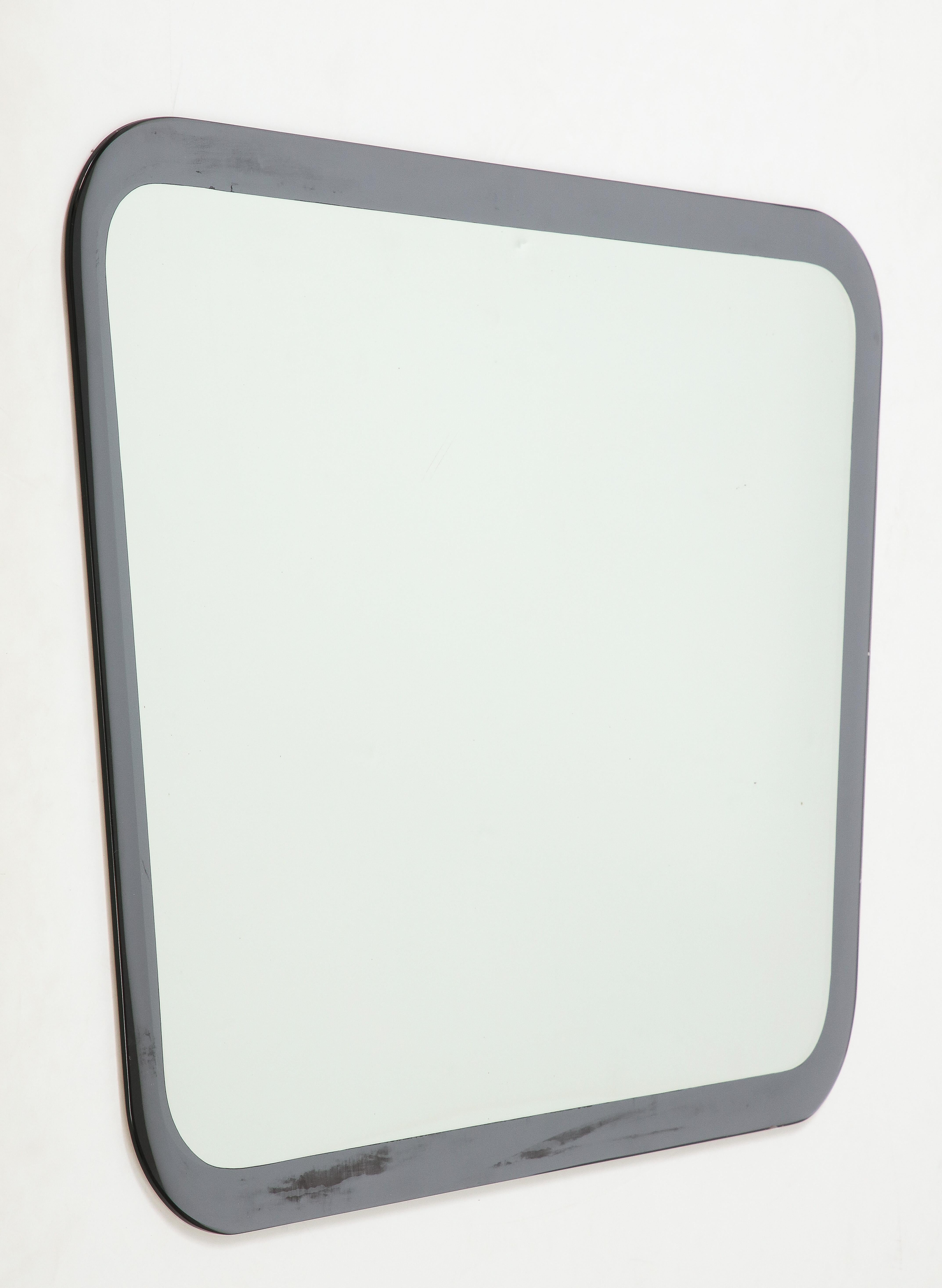 Metalvetro Siena Galvorame Wall Mirror, Italy, dated 1967  For Sale 7