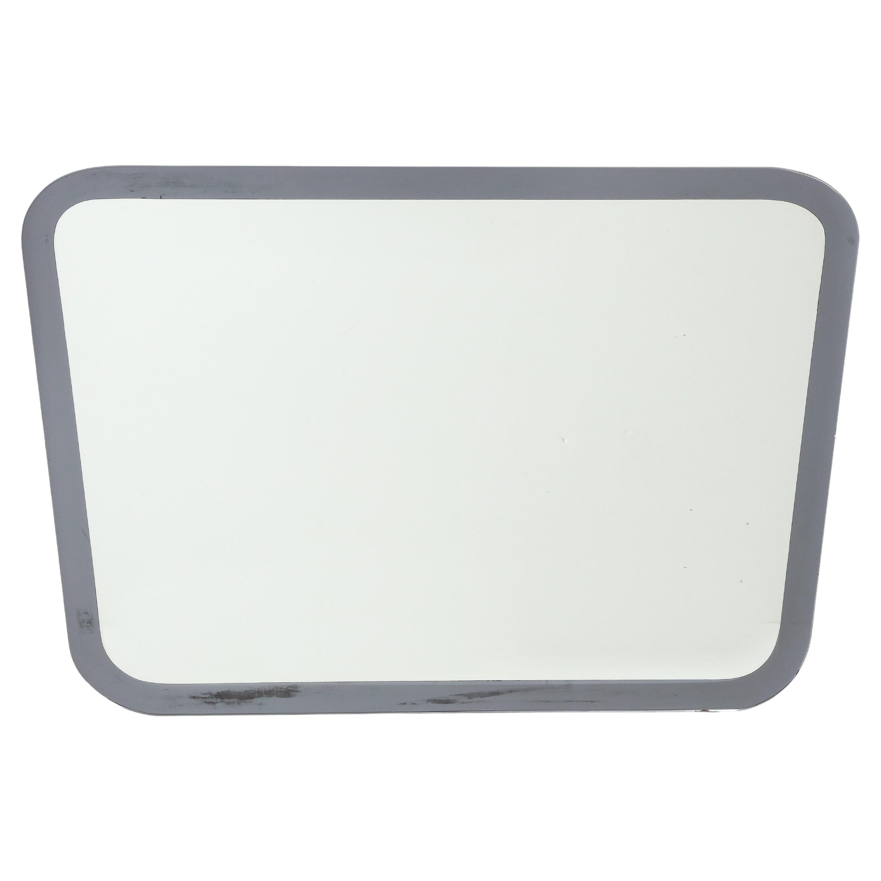 Metalvetro Siena Galvorame Wall Mirror, Italy, dated 1967  For Sale
