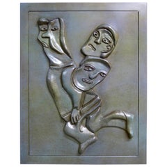 Metamorfosis Bronze Wall Sculpture by Jose Luis Cuevas Year, 2010