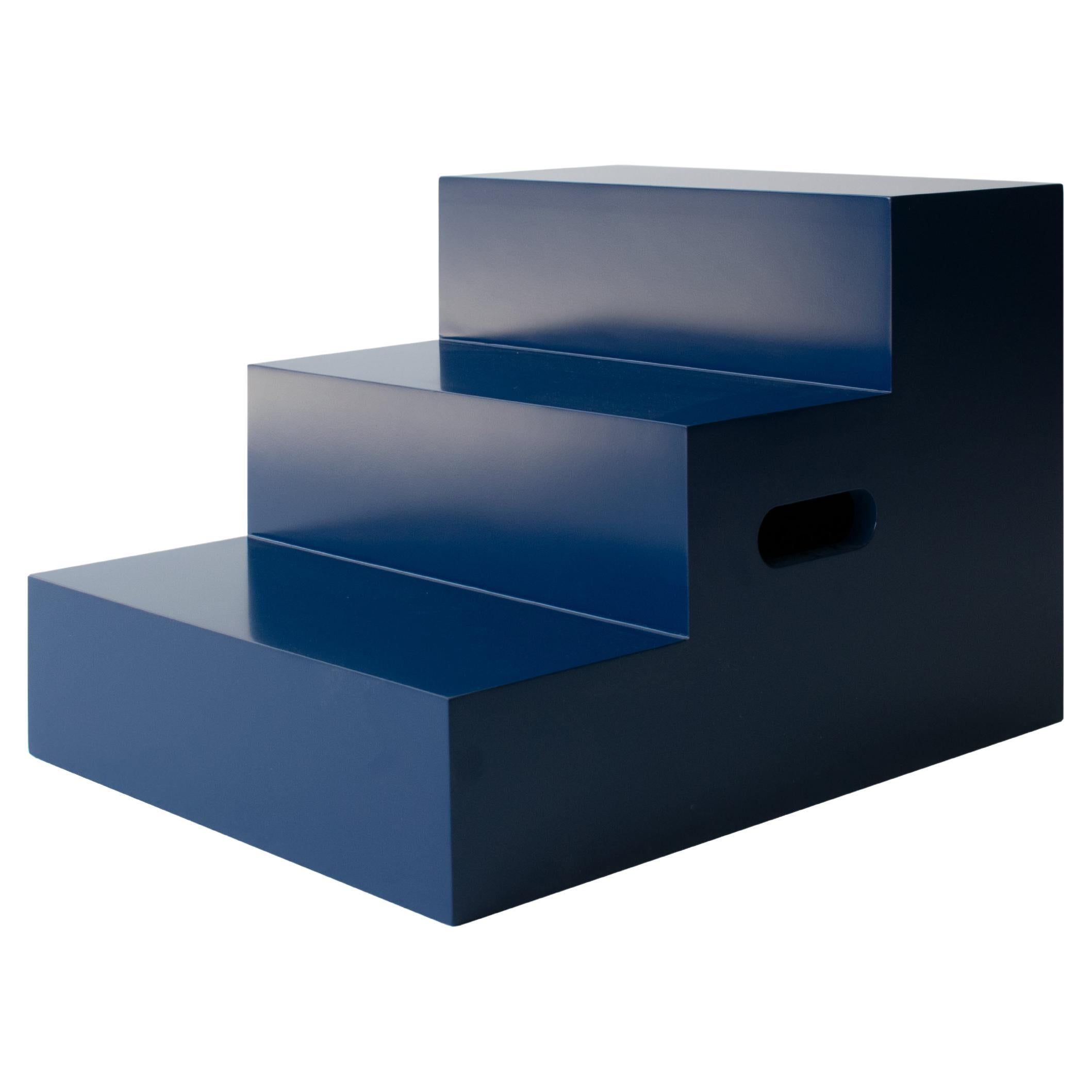 Table de nuit / table d'appoint METAMORPHIC bleu