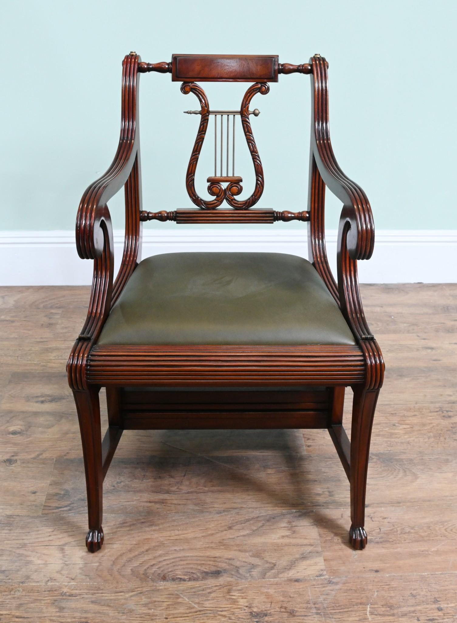 Metamorphic Chair Regency Shield Back Library Ladder For Sale 3