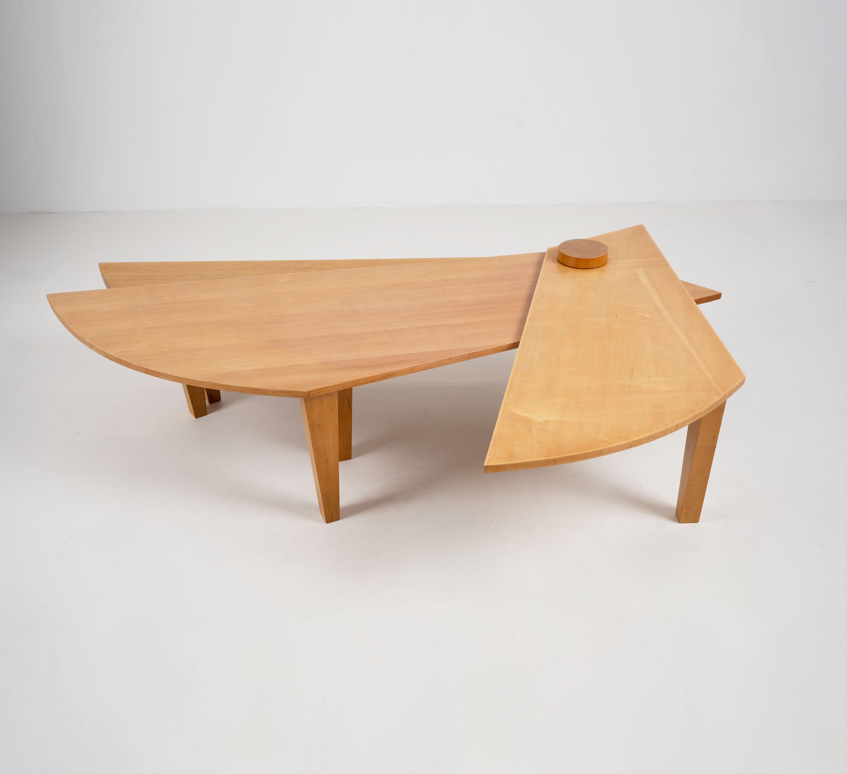 Metamorphic Coffee Table after John Makepeace, c.1990 In Good Condition In Surbiton, GB
