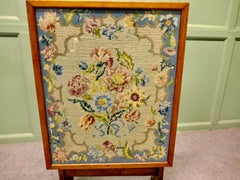 Metamorphic Embroidered Fire Screen Occasional Table