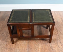 Metamorphic Ladder Table Set Mahogany Library Steps