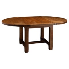 Vintage Metamorphic Oak Table, France circa 1960