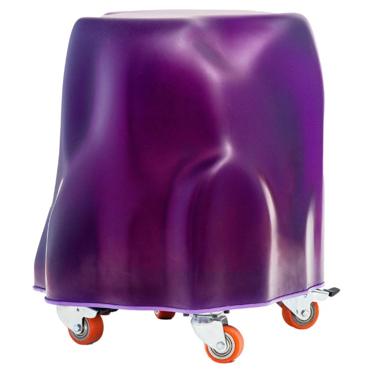 Objects of Common Interest Metamorphic Rock stool in purple, new