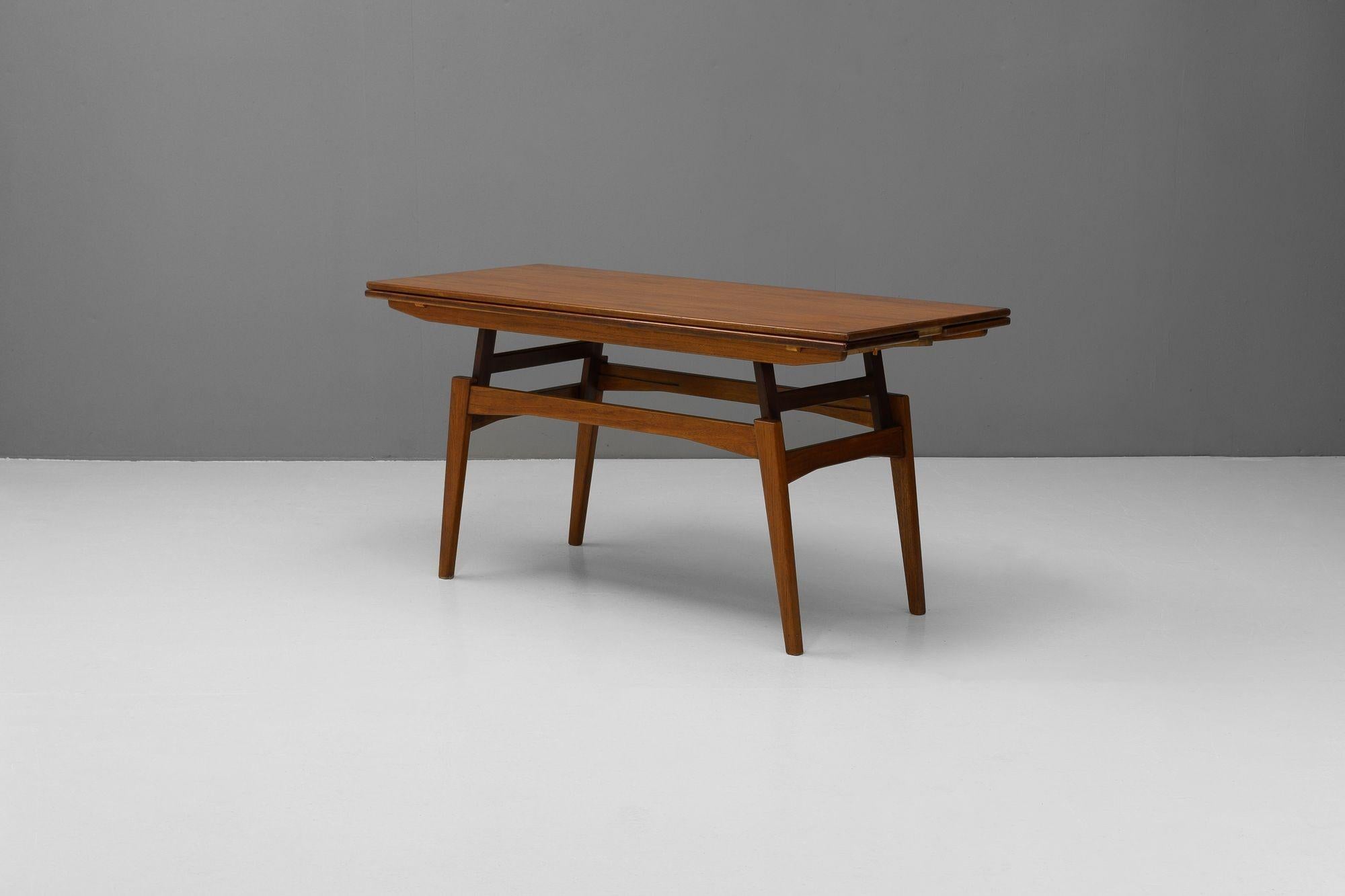 Teak Metamorphic Table For Sale