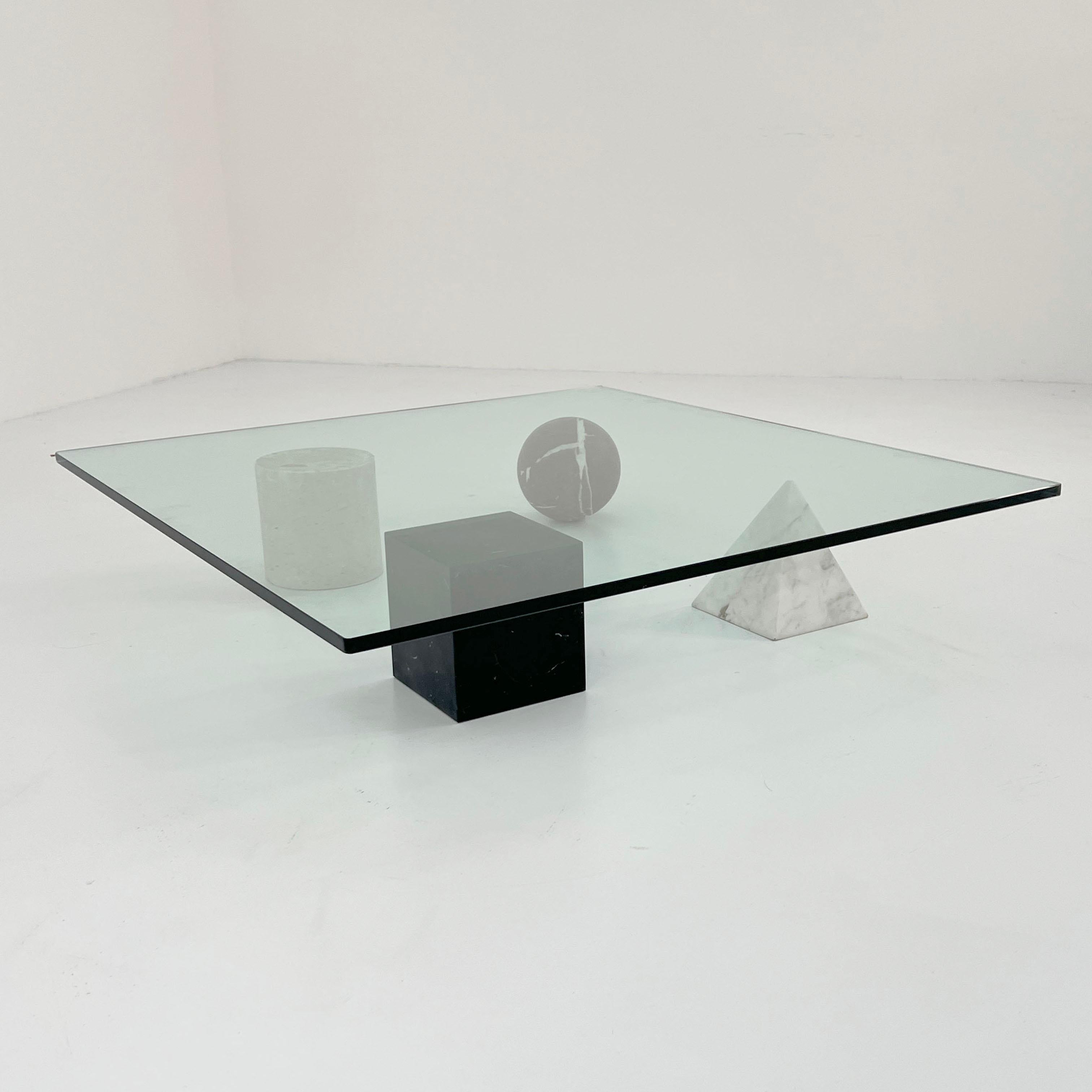 Metaphora Coffee Table by Lella & Massimo Vignelli for Casigliani, 1970s For Sale 4