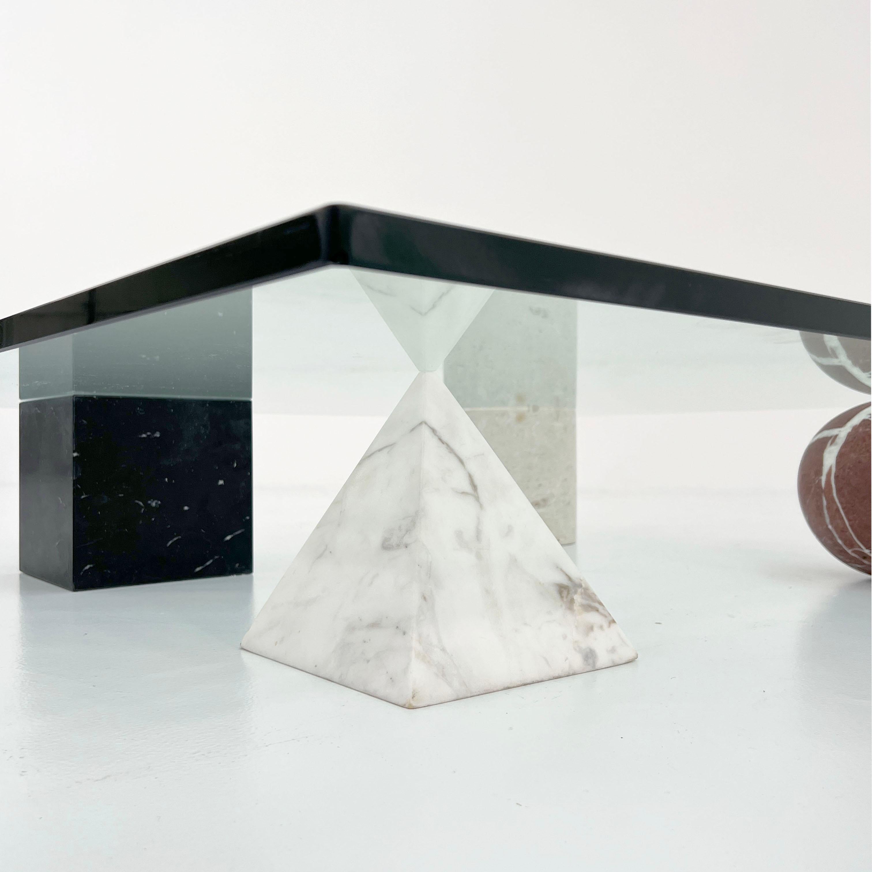 Metaphora Coffee Table by Lella & Massimo Vignelli for Casigliani, 1970s For Sale 6