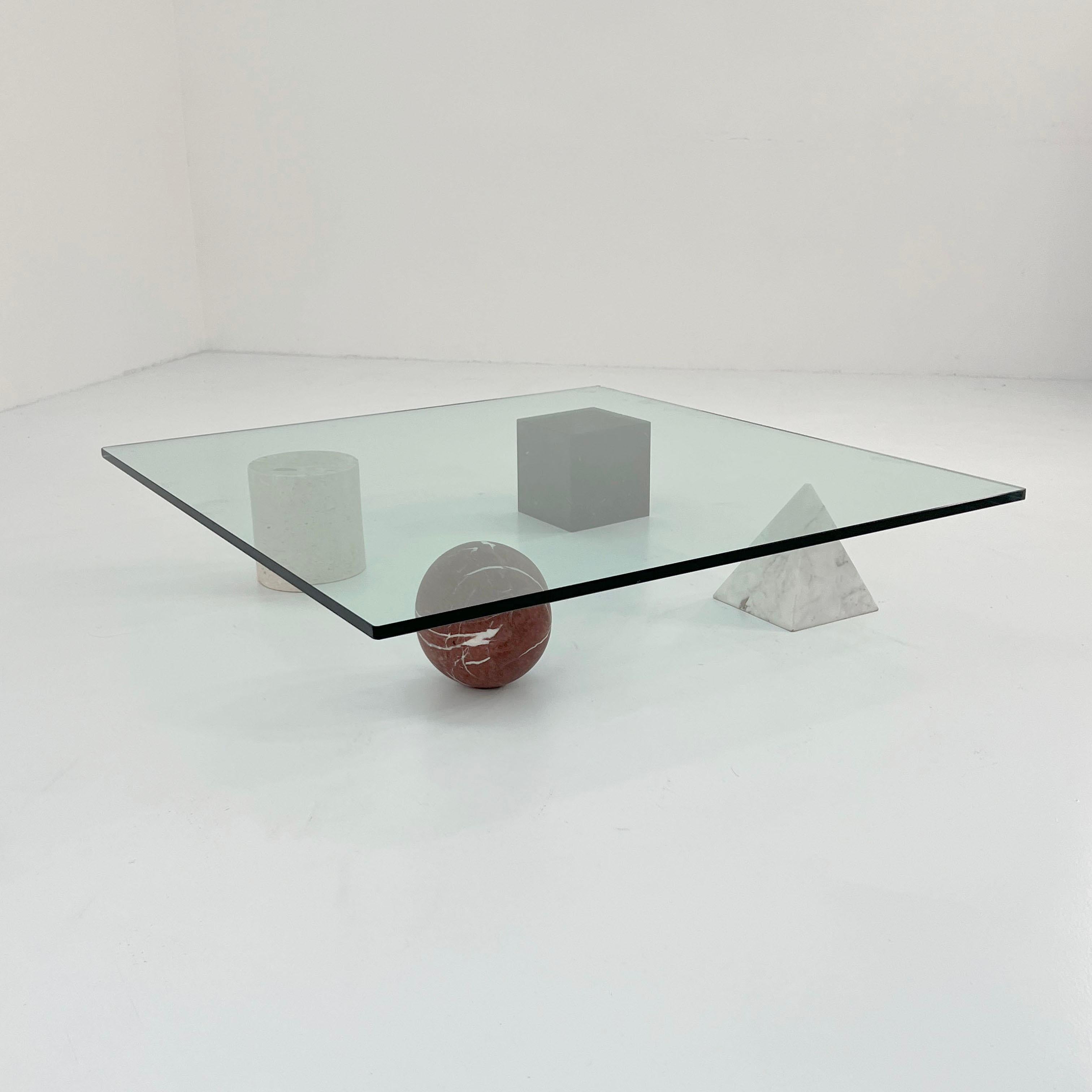 Metaphora Coffee Table by Lella & Massimo Vignelli for Casigliani, 1970s For Sale 7