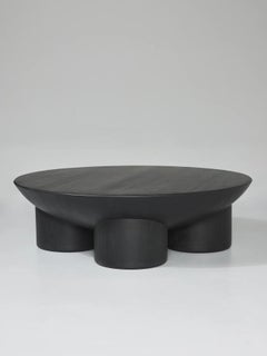 Couchtisch aus schwarzem Metate-Holz von David Del Valle