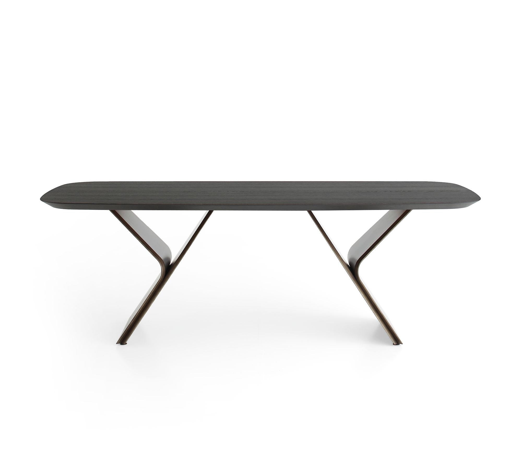 Italian Metaverso Laguna Oak Dining Table by Morica Design For Sale