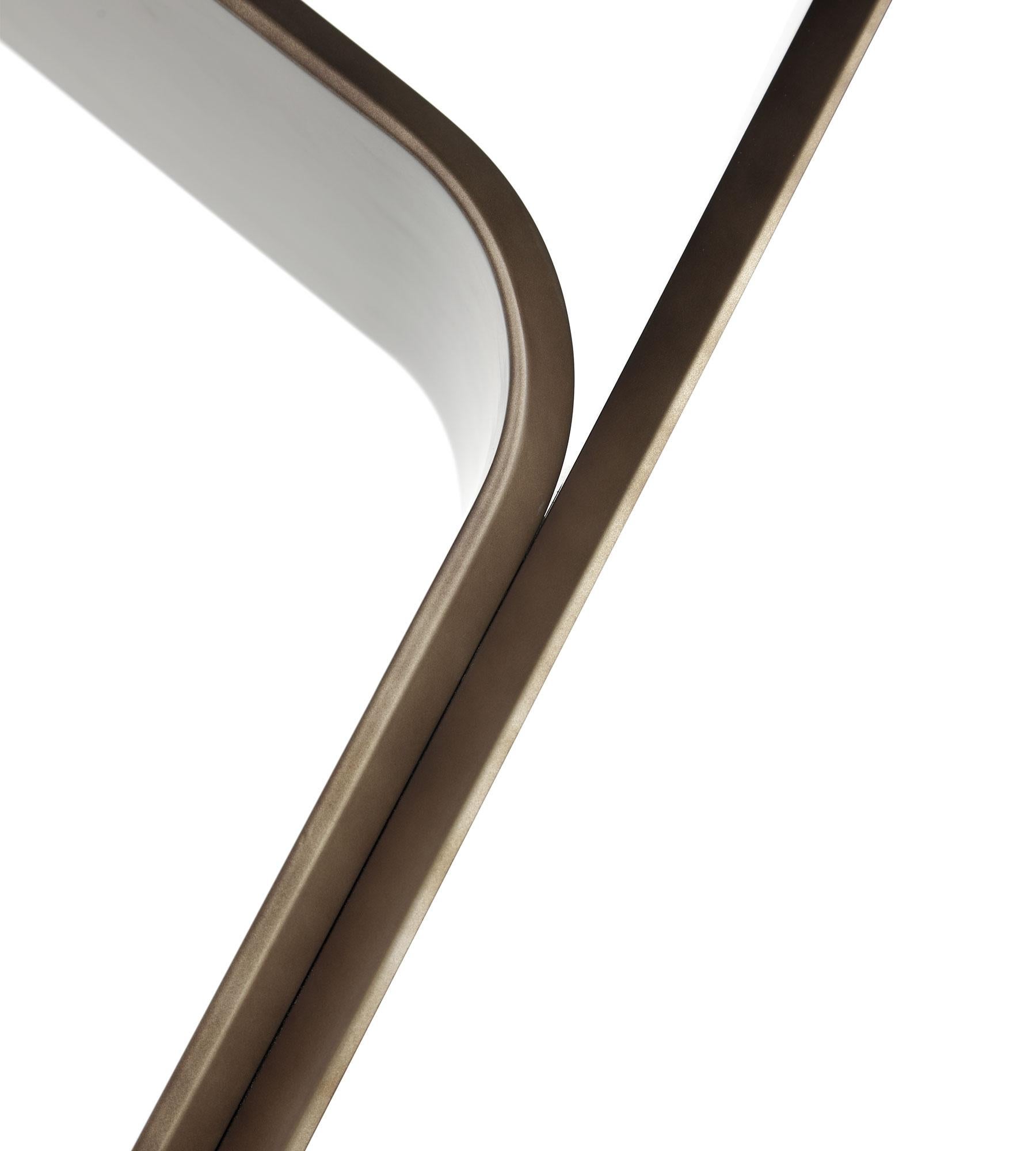 Metal Metaverso Laguna Oak Dining Table by Morica Design For Sale