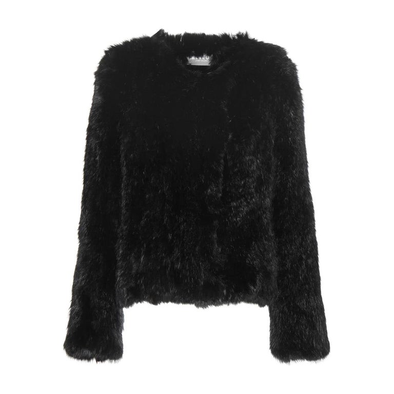 Meteo by Yves Salomon Knitted Rabbit-Fur Jacket For Sale at 1stDibs ...