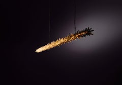 Ombre Meteor Effect Natural Uncut Crystal 120 Pendant Light by Christopher Boots