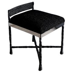 "Meteor" Chair in Metal and Fur