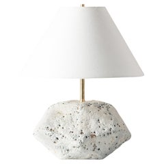 Meteor - Textured White Ceramic Table Lamp