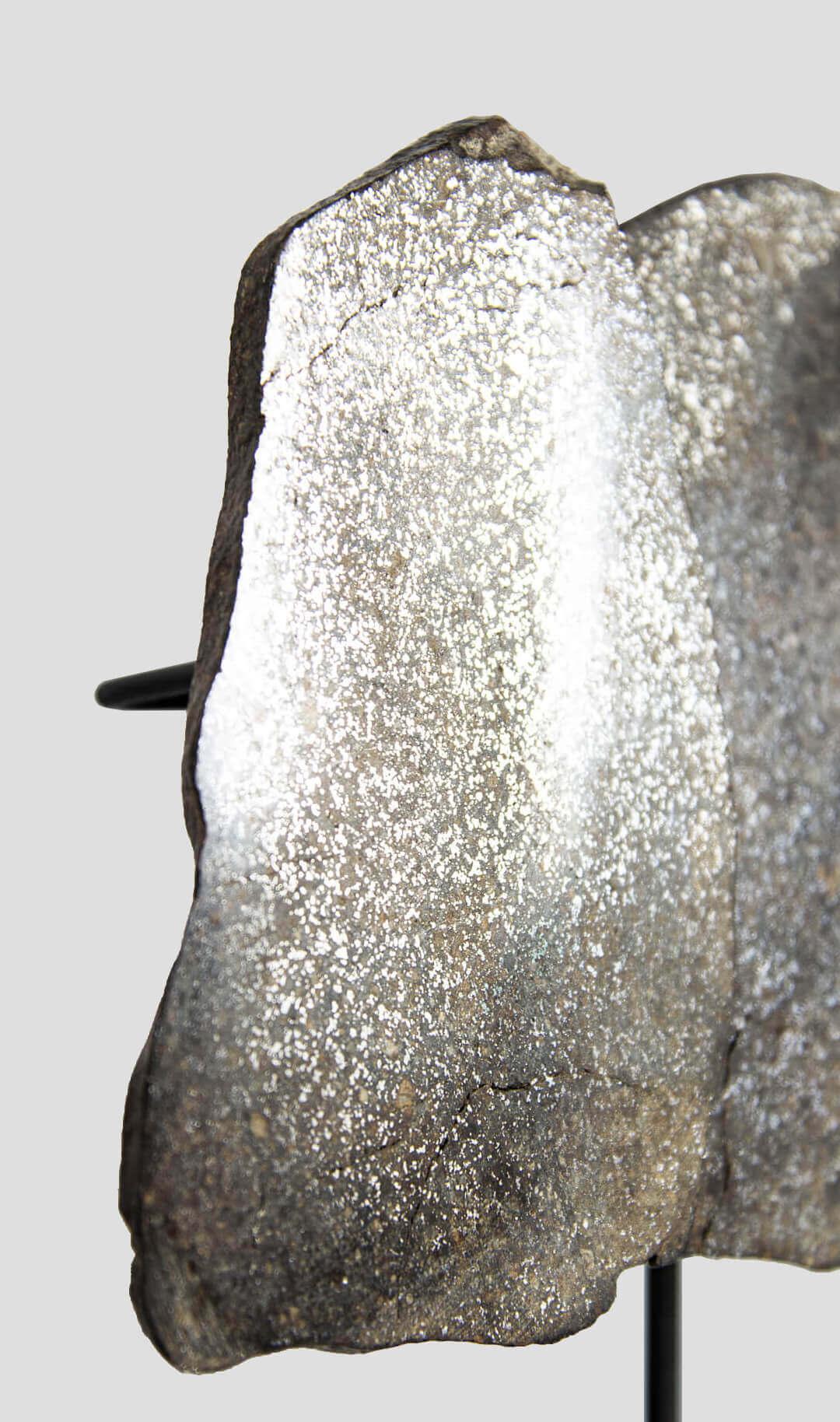 Meteorite Exploded View with detachable Surmounted Bronze Stand In Excellent Condition For Sale In Scorton, GB