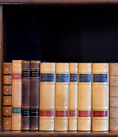 Meter of Early 20th Century Leather Bound Books, Series 55