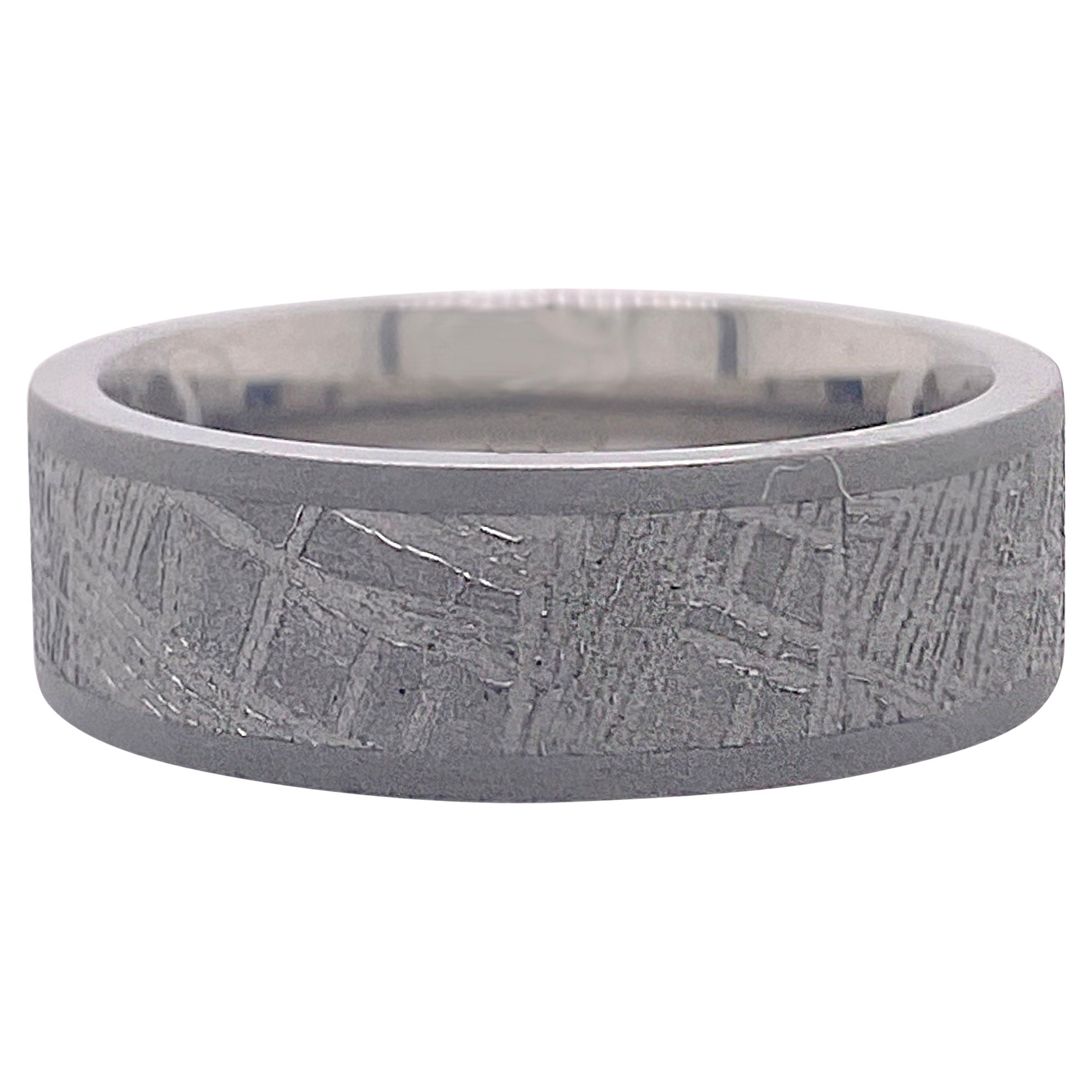 Correa Meteroite para hombre, acabado envejecido, ajuste cómodo con funda de titanio