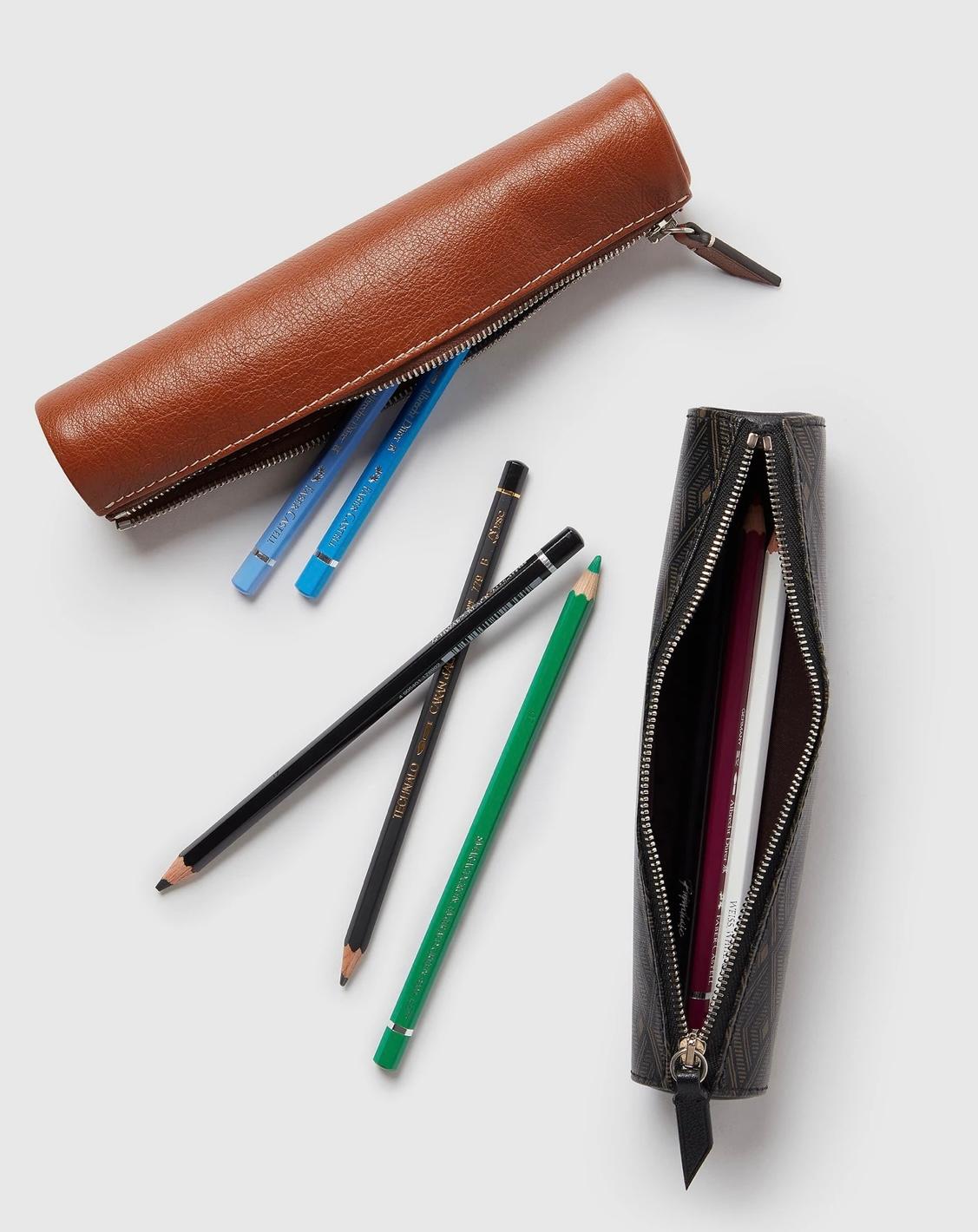 Italian Métier London Signature Canvas From Dusk Till Dawn Pencil Case, Italy