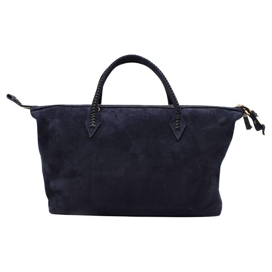 Vintage Yves Saint Laurent black and brown canvas duffle handbag ...