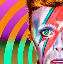 Bowie 3d pexi glass artwork acclaimed artist stormzy naomi campbell original