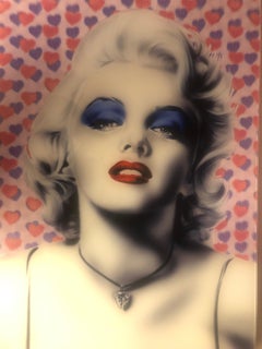 Heart of Glass Original Marilyn Monroe, lenticular, art reviews, Moving image 