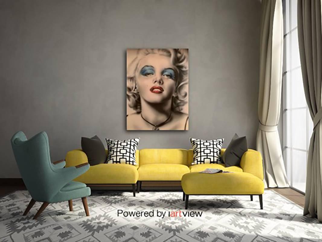 Chanel, Artist Proof, Limited Edition of 5, Marilyn Monroe, Pop Portraiture.   - Print by Metin Salih