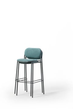 Metis Pad 184 Stool Metal, Colors, Contract, Bar, Restaurant, Design, Fabric