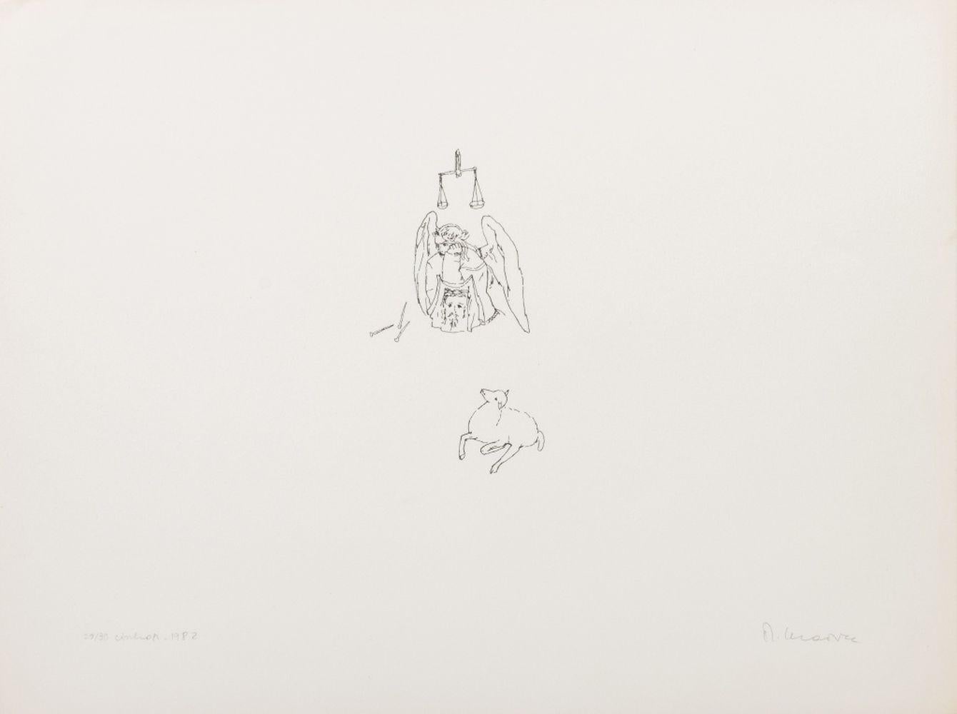 Composizioni spirituali surrealiste, 4 - Print di Metka Krašovec