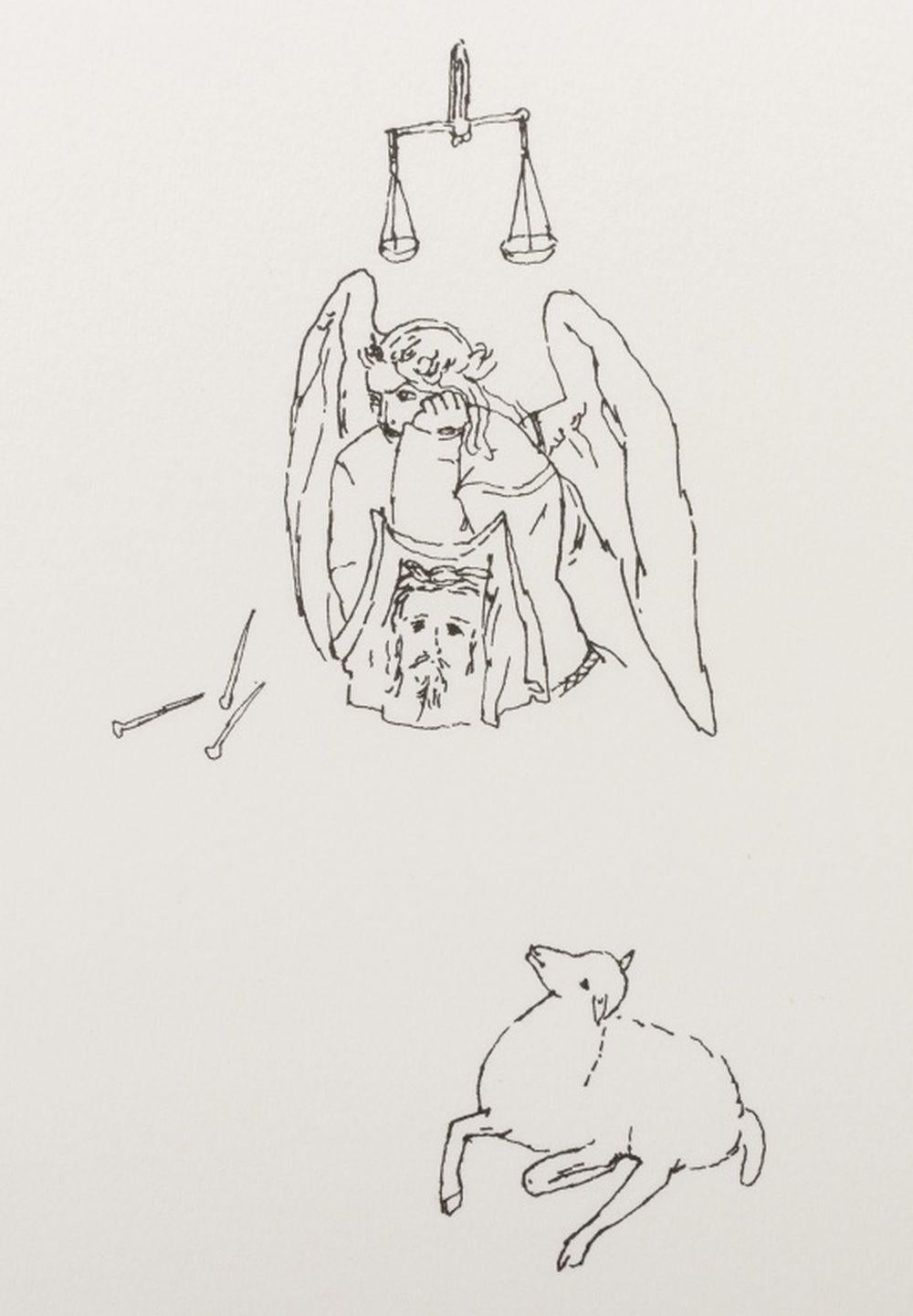Composizioni spirituali surrealiste, 4 - Print Surrealismo di Metka Krašovec