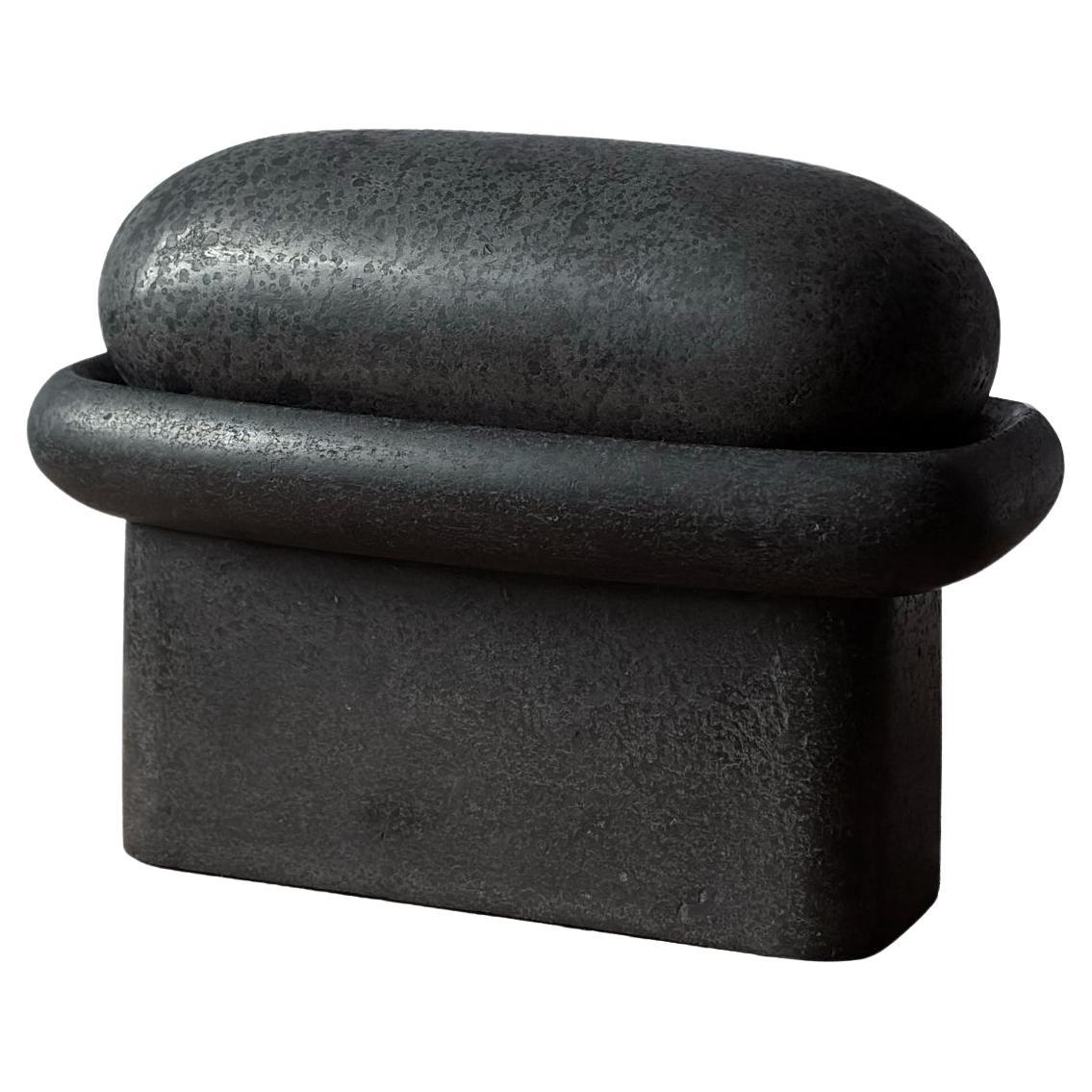Metlapil - Volcanic stone carved sculpture