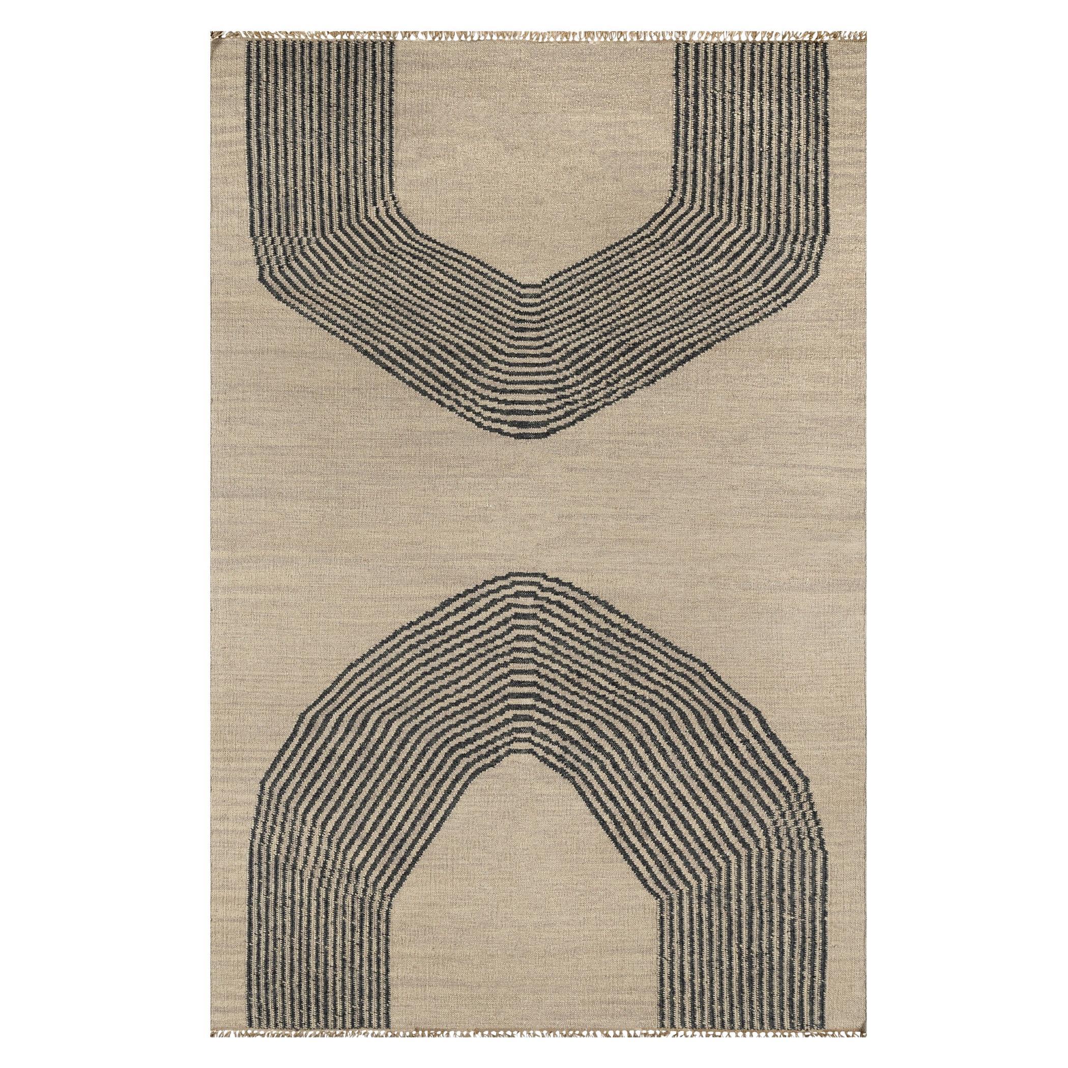 “Metlili Tukar” Bespoke, Handwoven Wool Rug by Christiane Lemieux