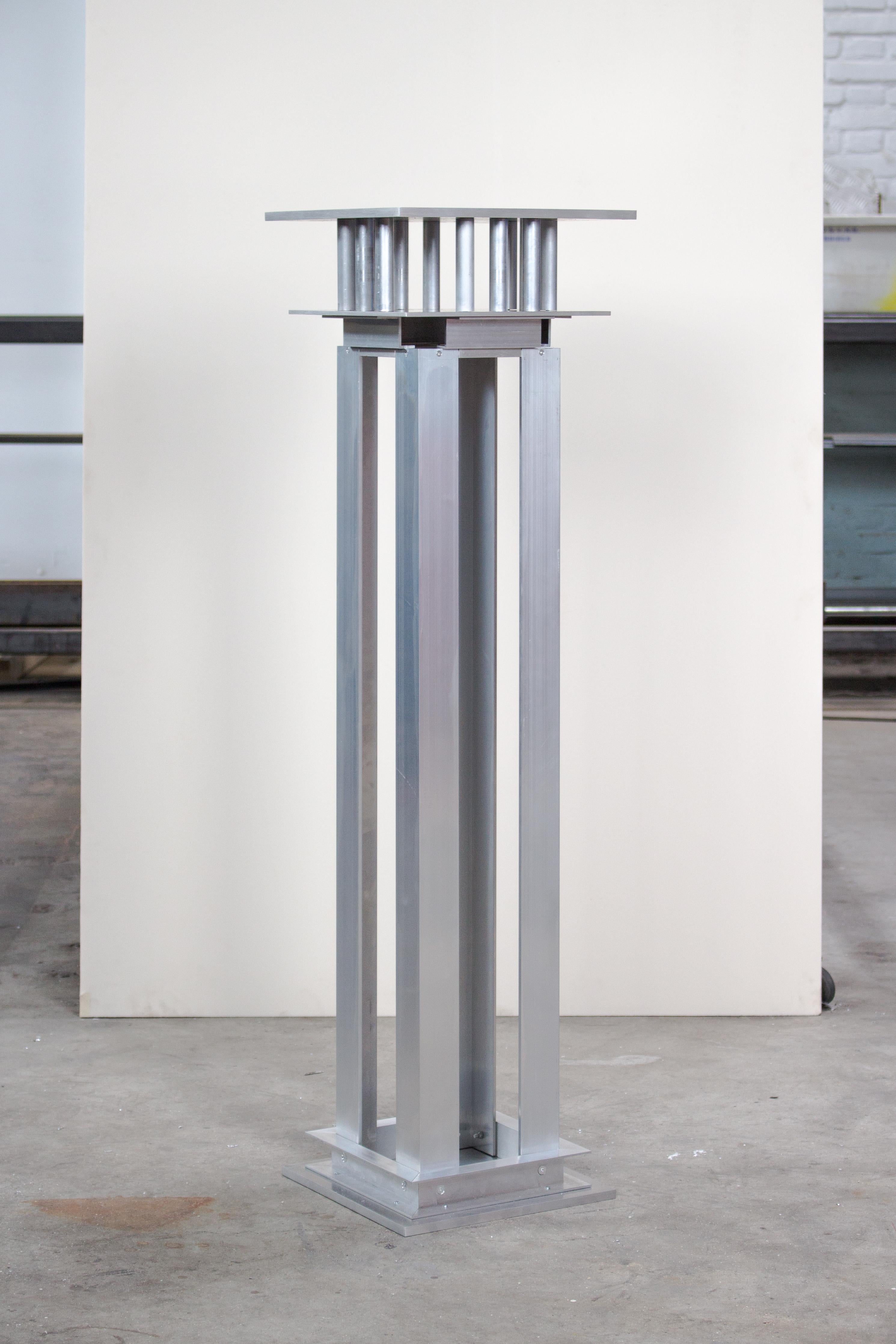Modern Metope Column by Joachim-Morineau Studio