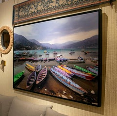 Metraquilat Framed Photo by the Artist Gonzalo Botet "Calm on Phew a Lake"