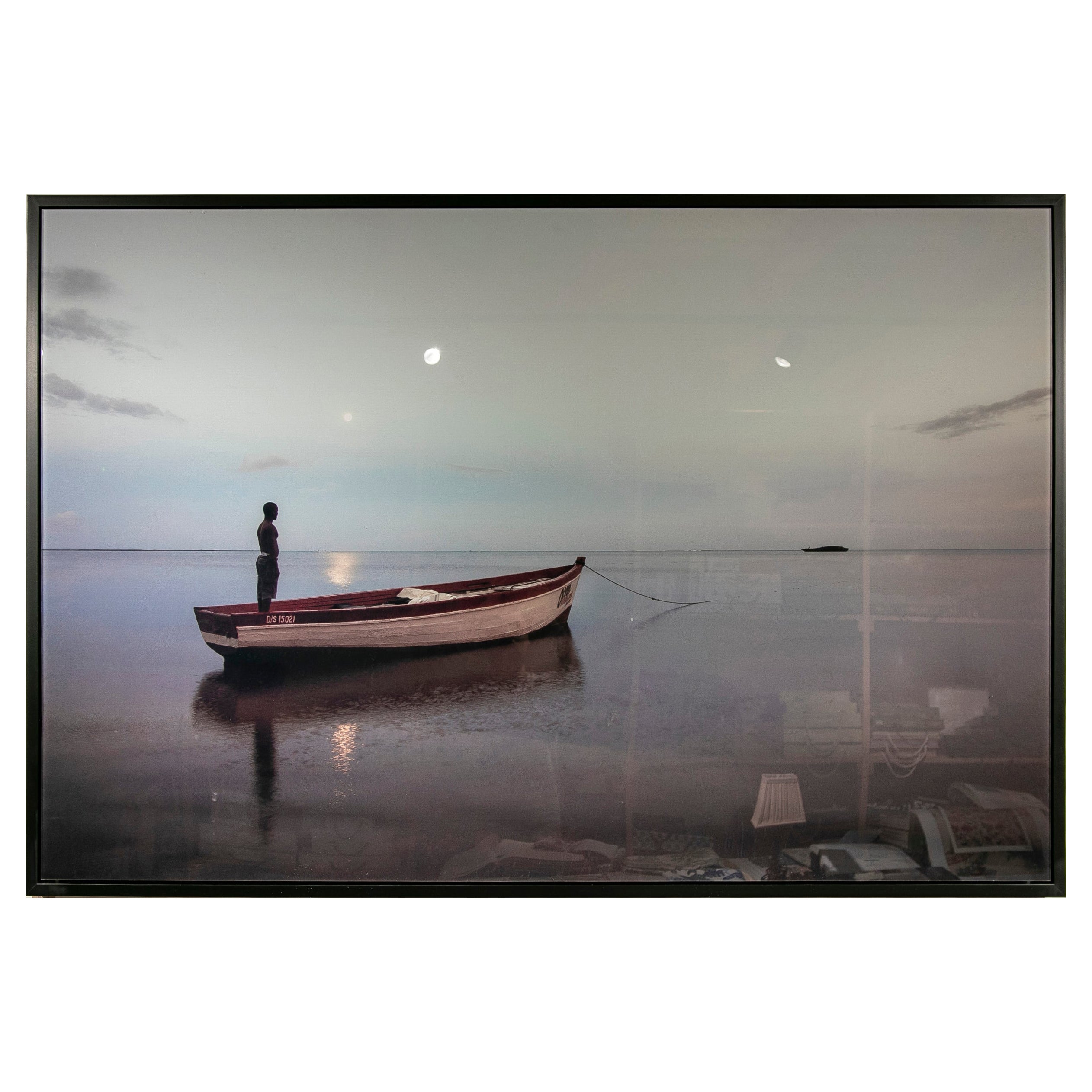 Metraquilat Framed Photo by the Artist Gonzalo Botet, "To the Moon and Back"