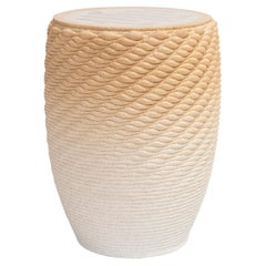 Metric Hocker und Tisch in Beige