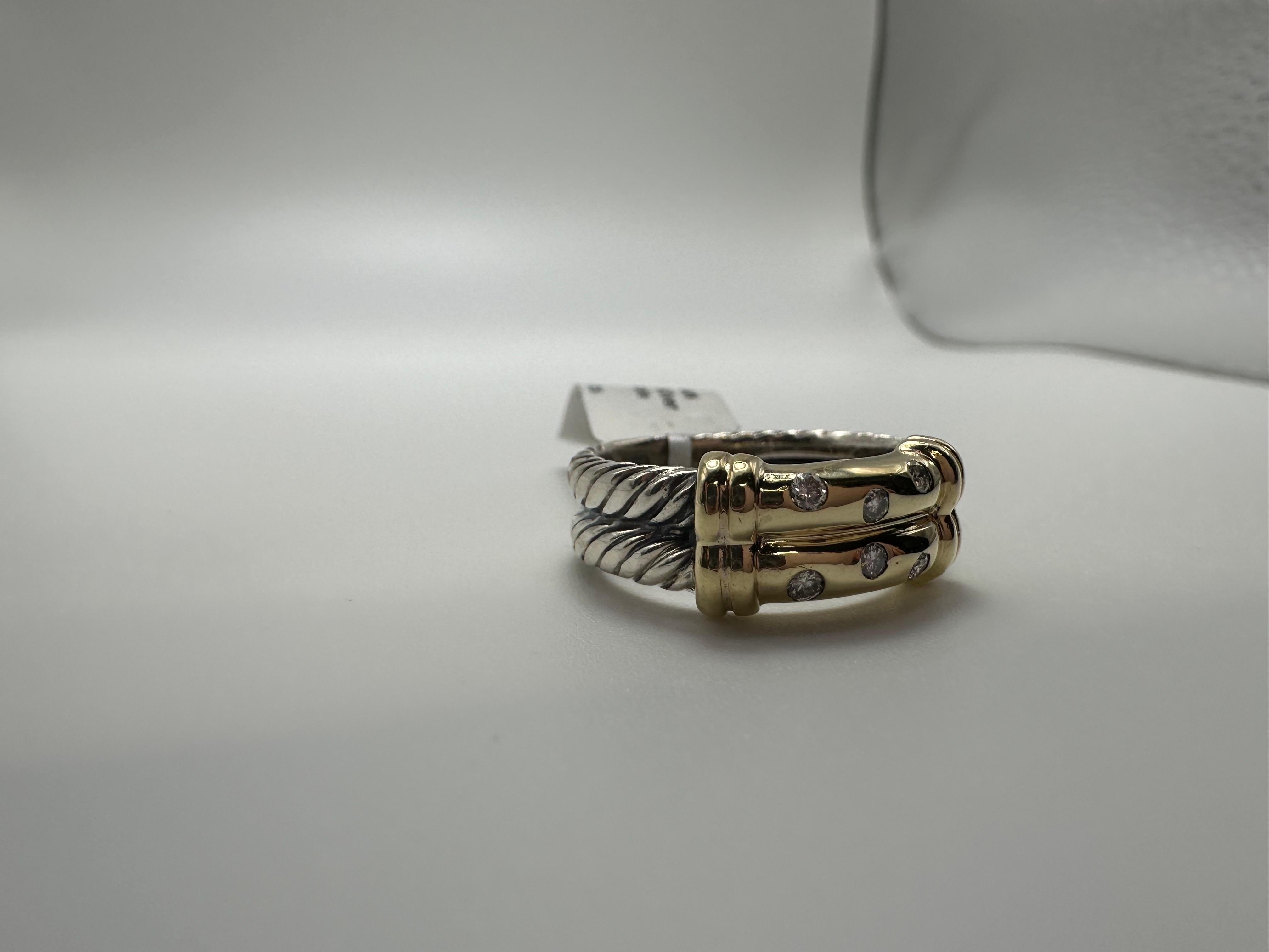Metro Diamond Cable Band David Yurman diamond ring 1