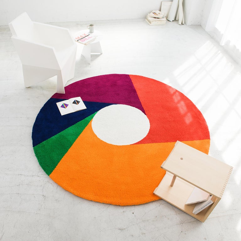 Metrocs - Max Bill - Wool Color Wheel Rug For Sale at 1stDibs