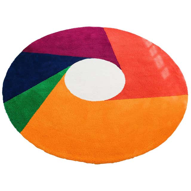 Metrocs - Max Bill - Wool Color Wheel Rug For Sale at 1stDibs