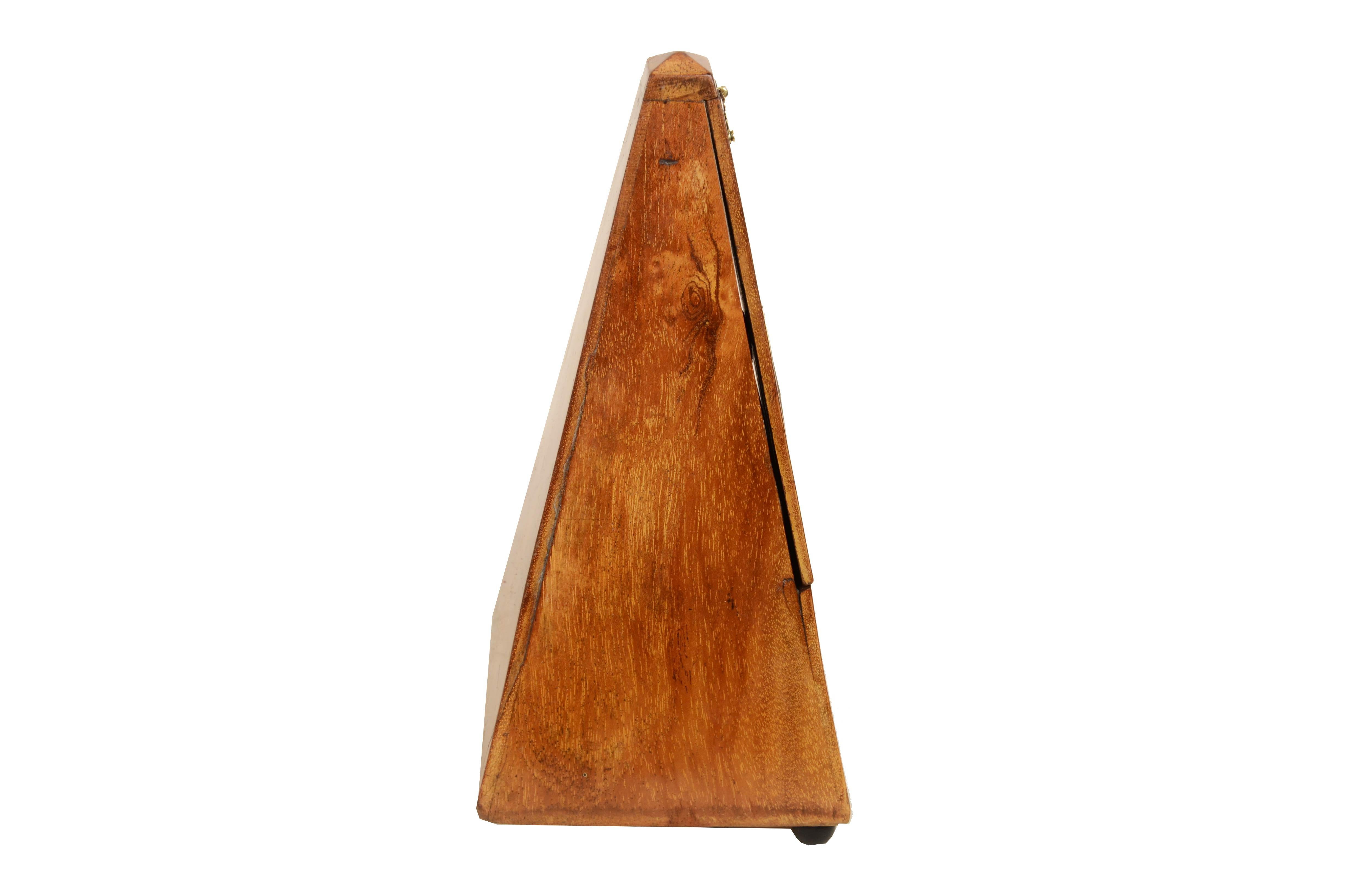 Early 20th Century Metronome system  Johan Maelzel (1772-1838) in wood from the early 1900s. For Sale