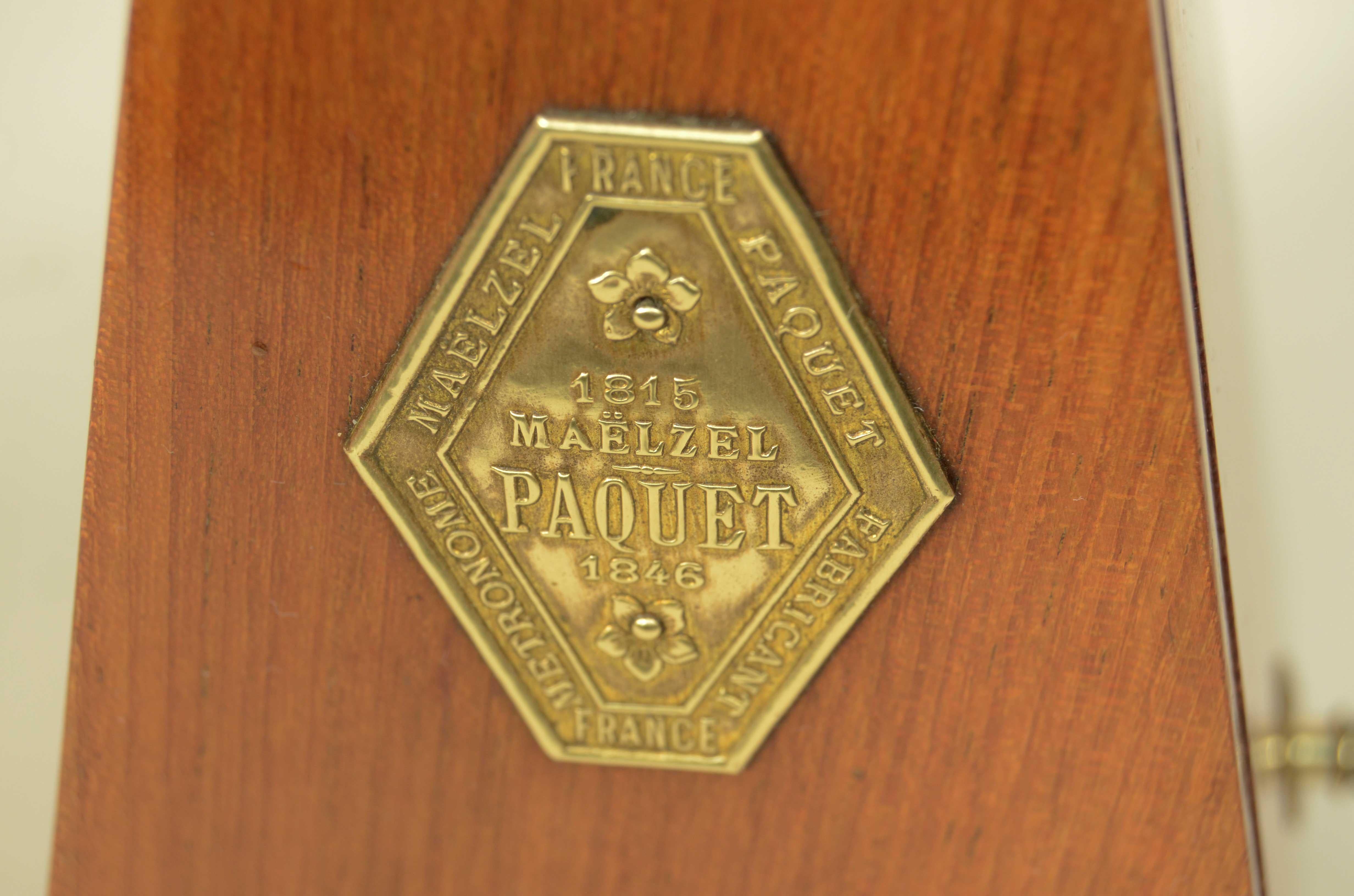 Legno Metronomo sistema Paquet 1815 e J. Maelzel 1846 della seconda metà del XIX sec. in vendita