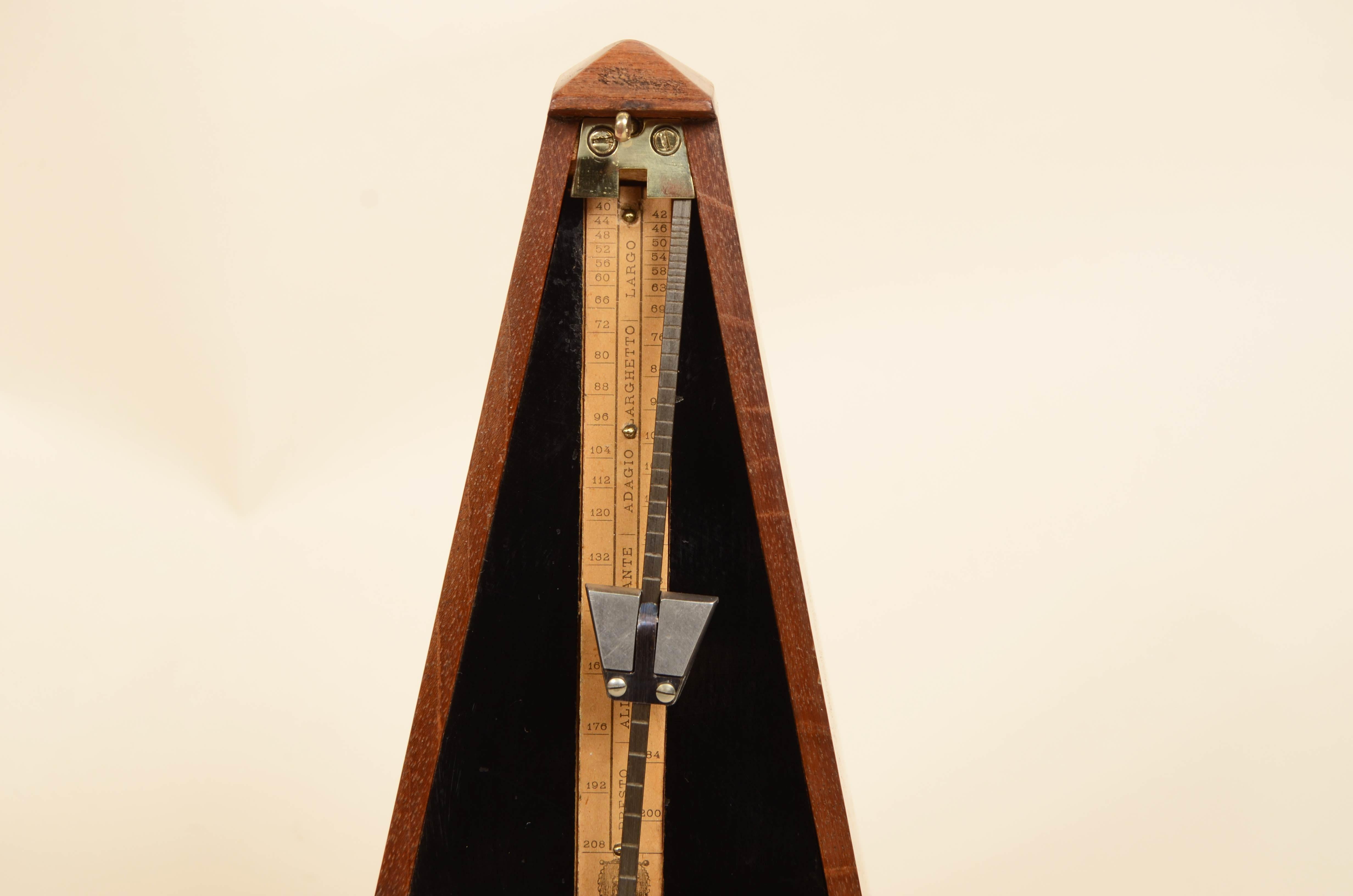 Système de métronome Paquet 1815 et Johan Maelzel 1846  seconde moitié du 19ème siècle 10